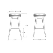 Grace swivel stool - 42414-30