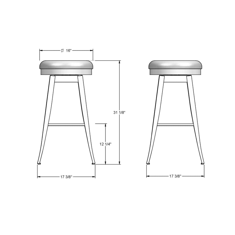Grace swivel stool - 42414-30