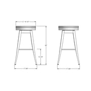 Grace swivel stool - 42414-30B