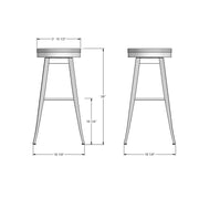 Grace swivel stool - 42414-34B