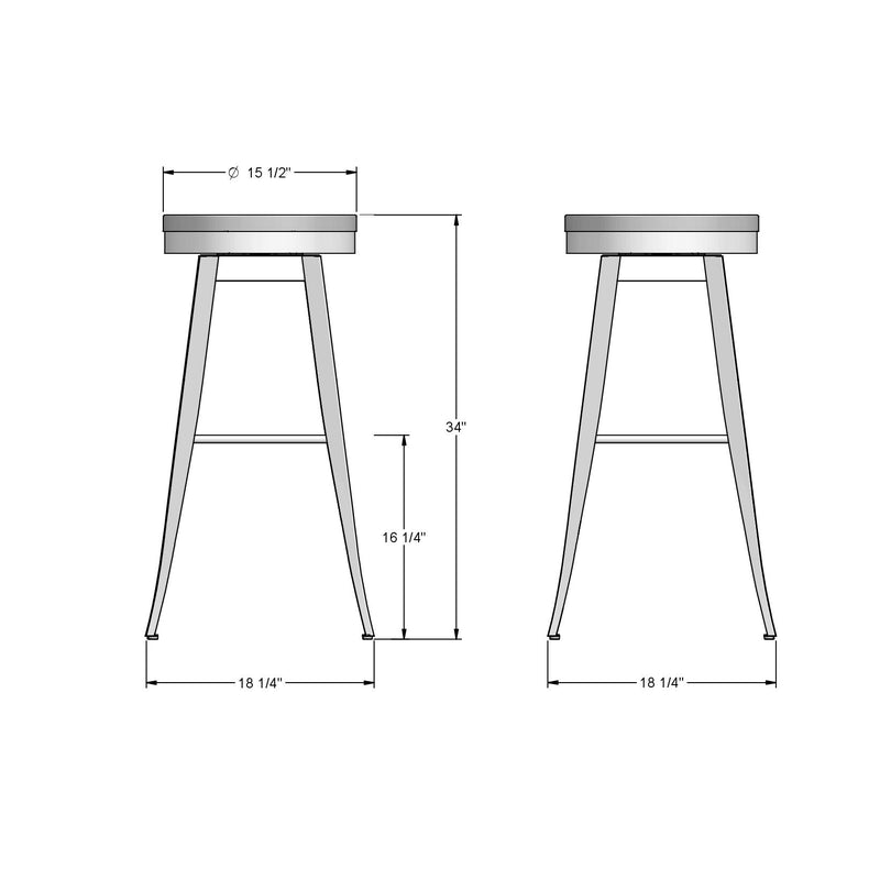 Grace swivel stool - 42414-34B