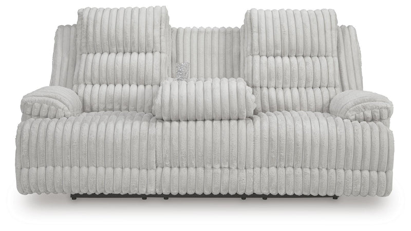 Rhines Falls Power Reclining Sofa with Drop Down Table