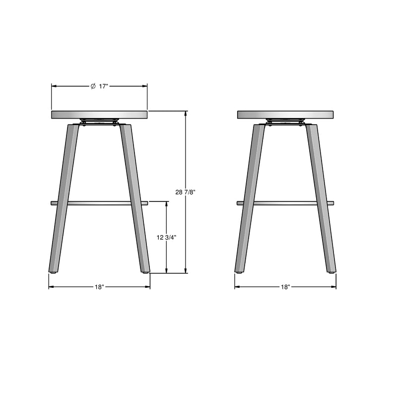 Walden swivel stool - 44342-30B