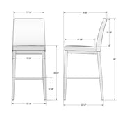 Lorenzo non swivel stool - 45320-30