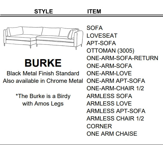 Stylus Sofas BURKE SOFA