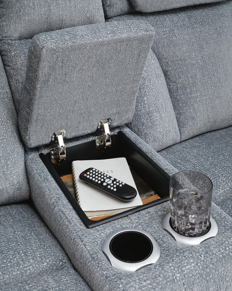 Studio Cave Power Reclining Loveseat with Console