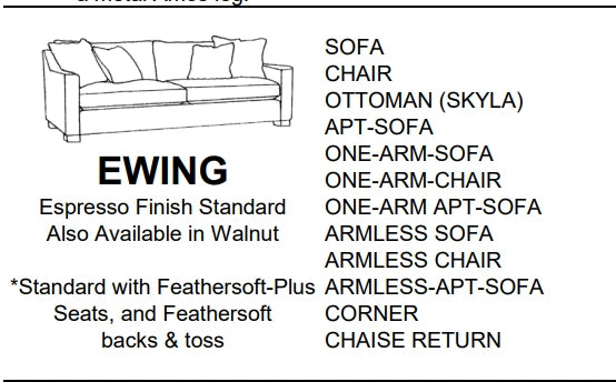Stylus Sofas EWING SOFA