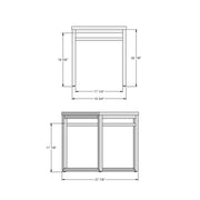 Crawford end table base - 50264