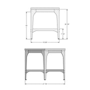 Elwood end table base - 50265