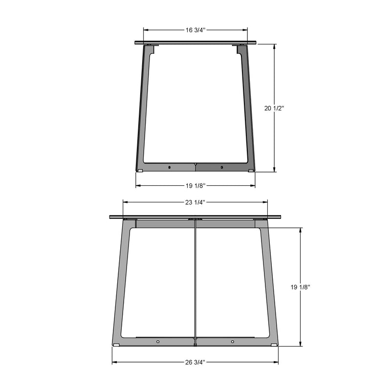 Malloy end table base - 50266