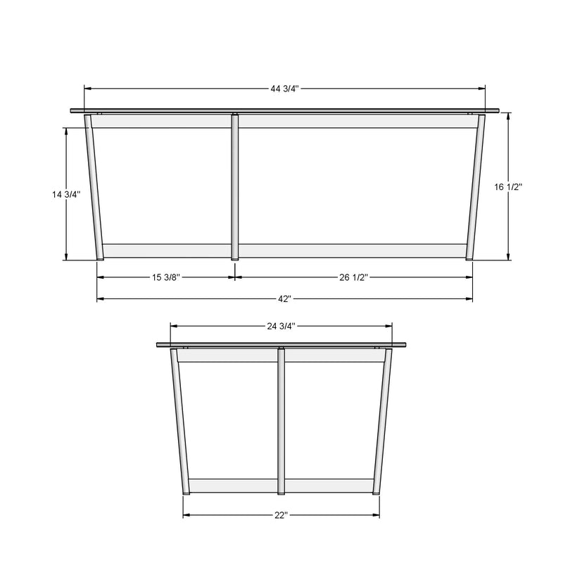 Jill coffee table base - 50362