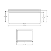 Crawford coffee table base - 50364