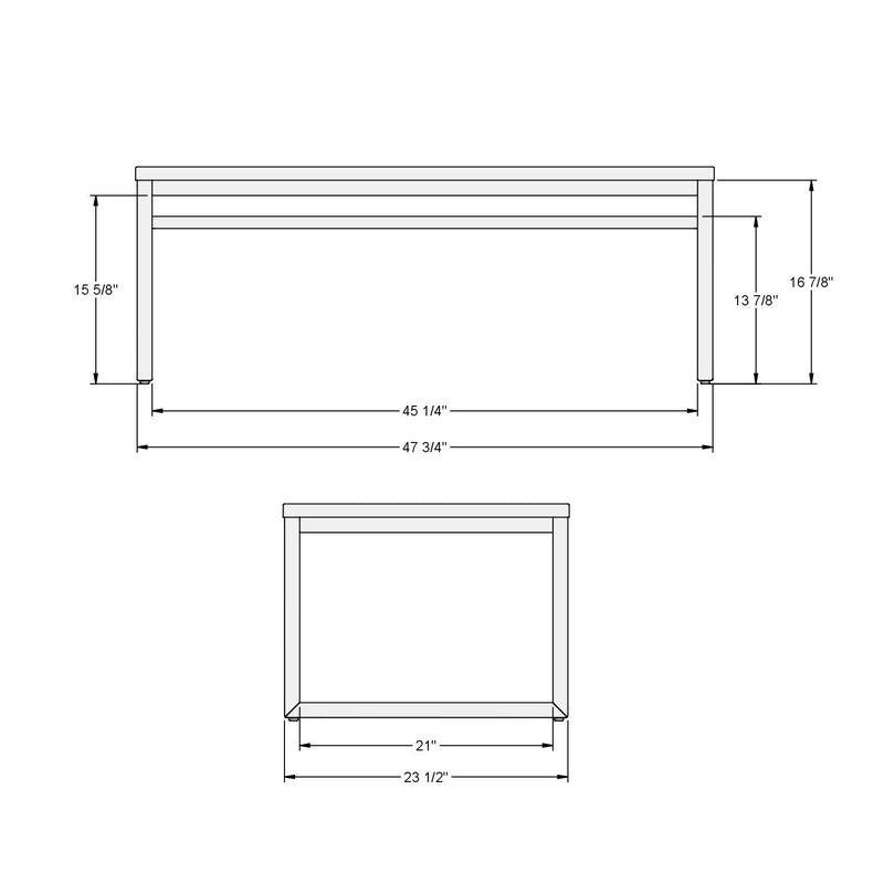 Crawford coffee table base - 50364