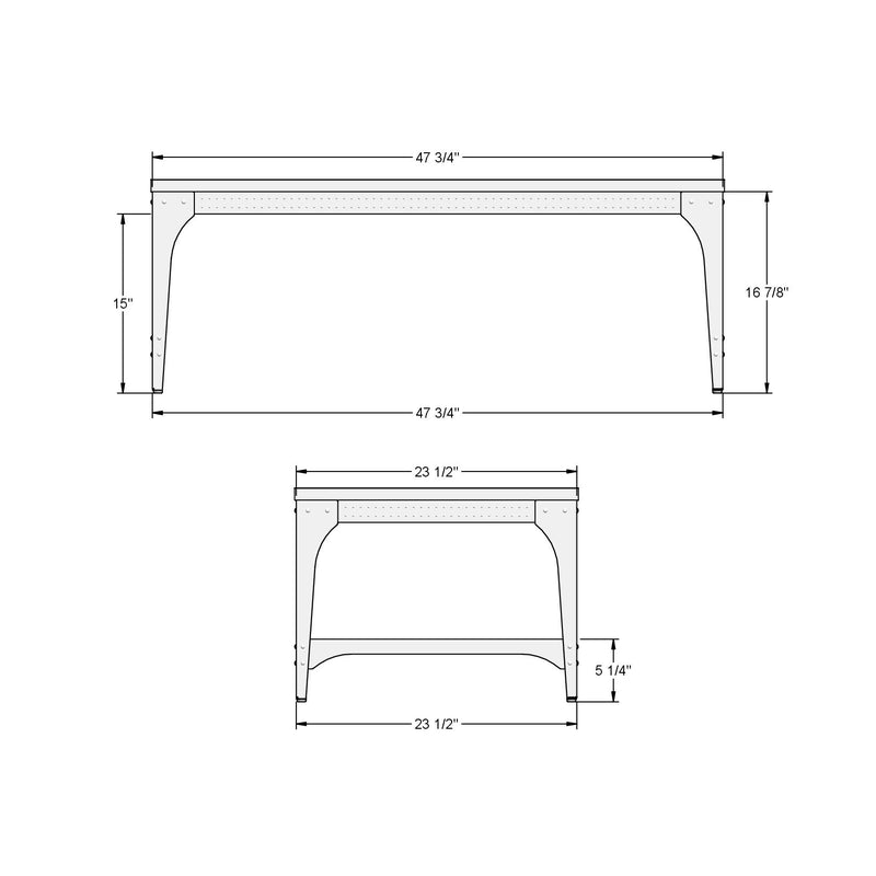 Elwood coffee table base - 50365