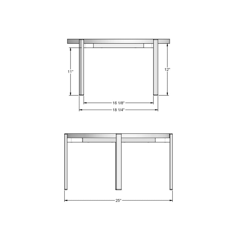 Maya coffee table base - 50406