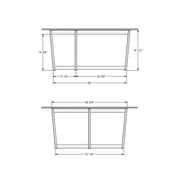 Jill coffee table base - 50462