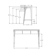 Elwood living room island base (short version) - 50465