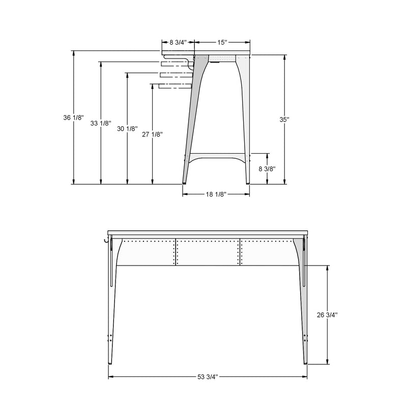 Elwood living room island base (short version) - 50465