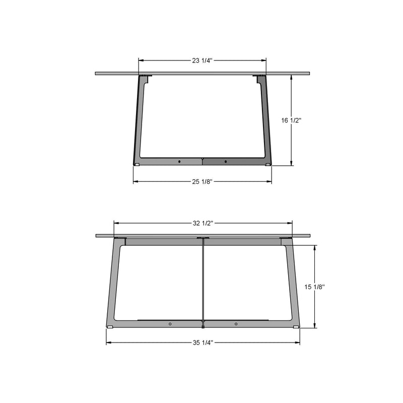 Malloy coffee table base - 50466