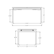 Zoom extendable table base - 50522