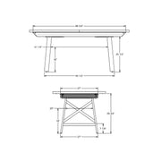 Lexington extendable table base - 50535