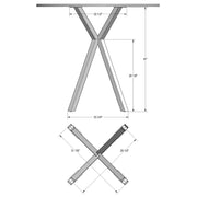 Asterisk pub table base - 50548-42