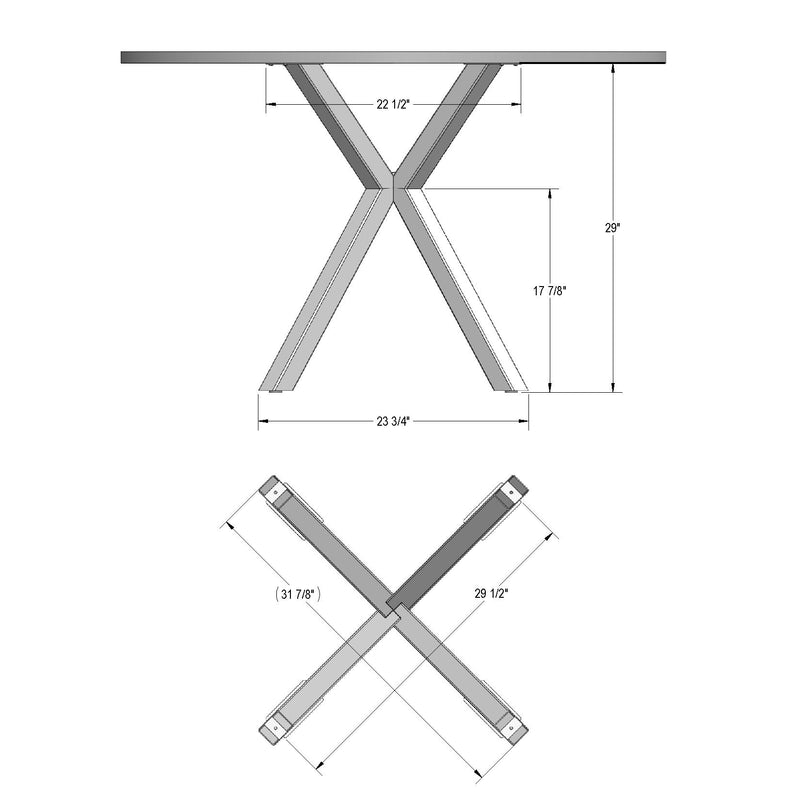 Asterisk Table base - 50548
