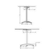 Billy pub table base - 50551-36