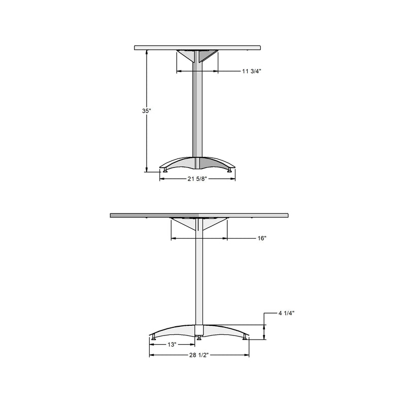 Billy pub table base - 50551-36