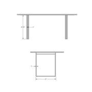 Burton Table base - 50557