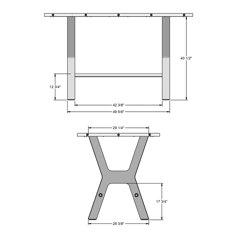 Parade pub table base - 50566-42