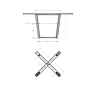 Ellington Table base - 50575