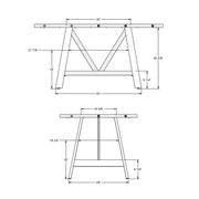 Octavia Table base - 50576