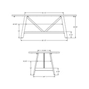 Octavia Table base - 50578