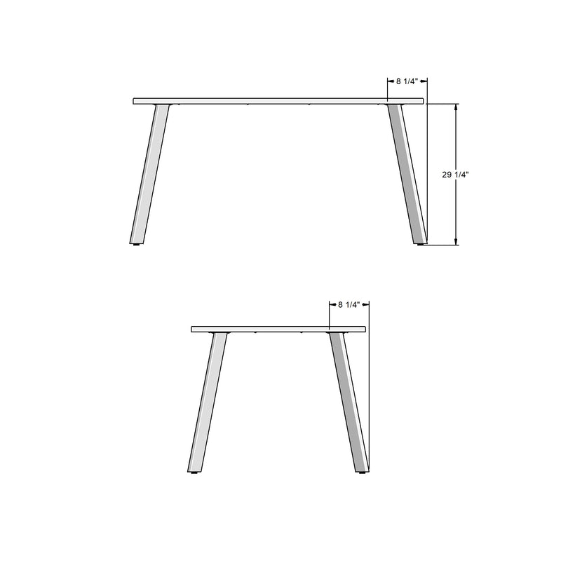 Lidya set of 4 legs - 50583-PA