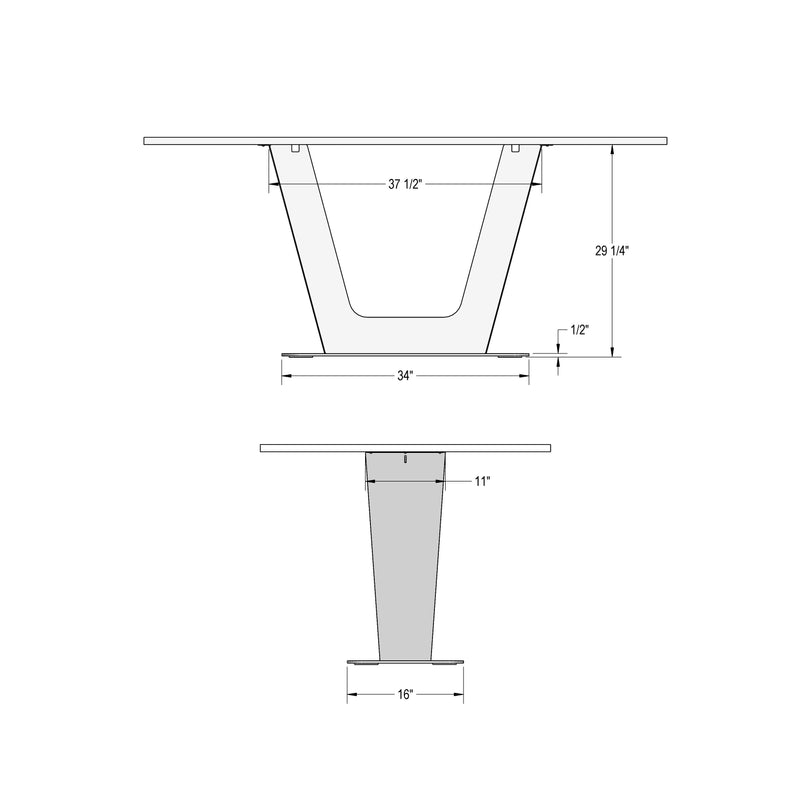 Amelia Table base - 50619