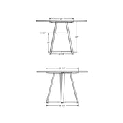 Dirk Table base - 50634