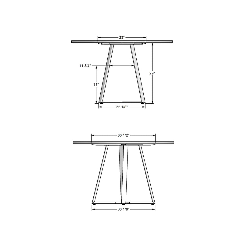 Dirk Table base - 50634