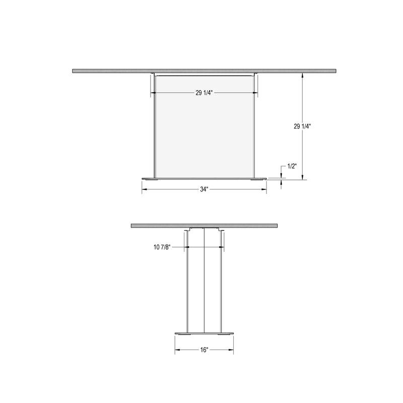 Lucarelli Table base - 50646