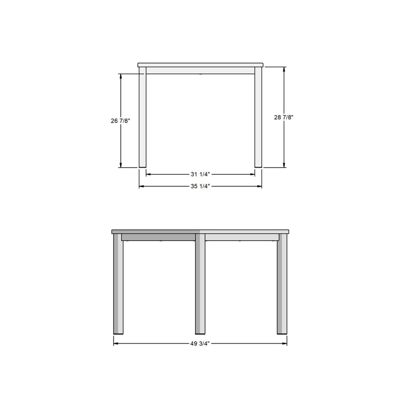 Carbon Table base - 50662