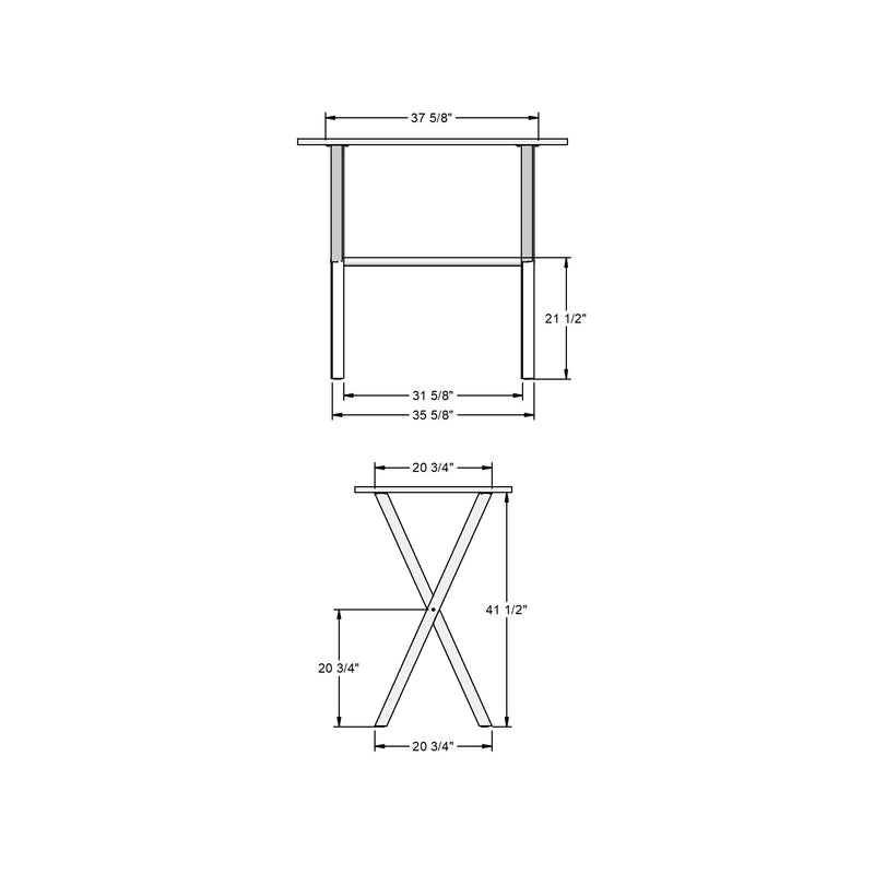 Alex pub table base - 50685-42