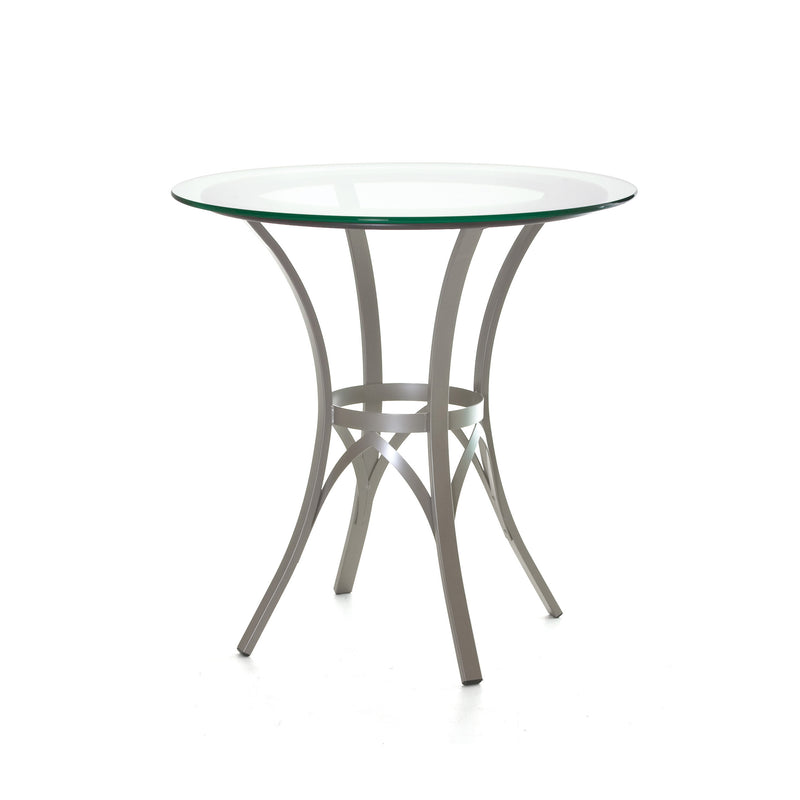 Kai pub table base with solid wood accent - 50707