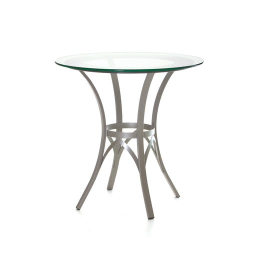 Kai pub table base with solid wood accent - 50707