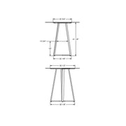 Dirk pub table base - 50834