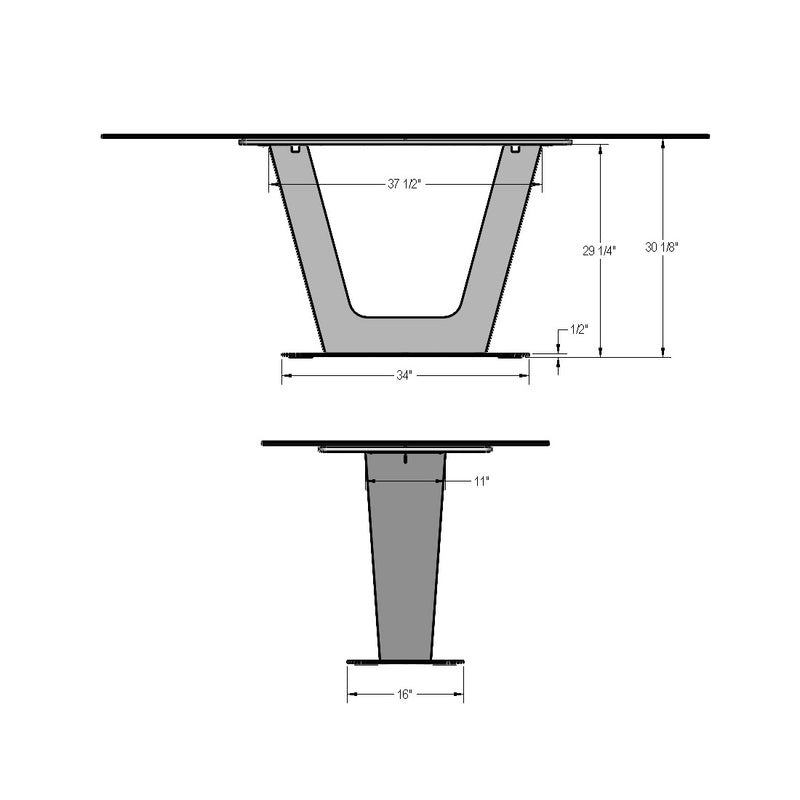 Amelia Table base - 50919