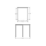 Carbon pub table base - 50962-42