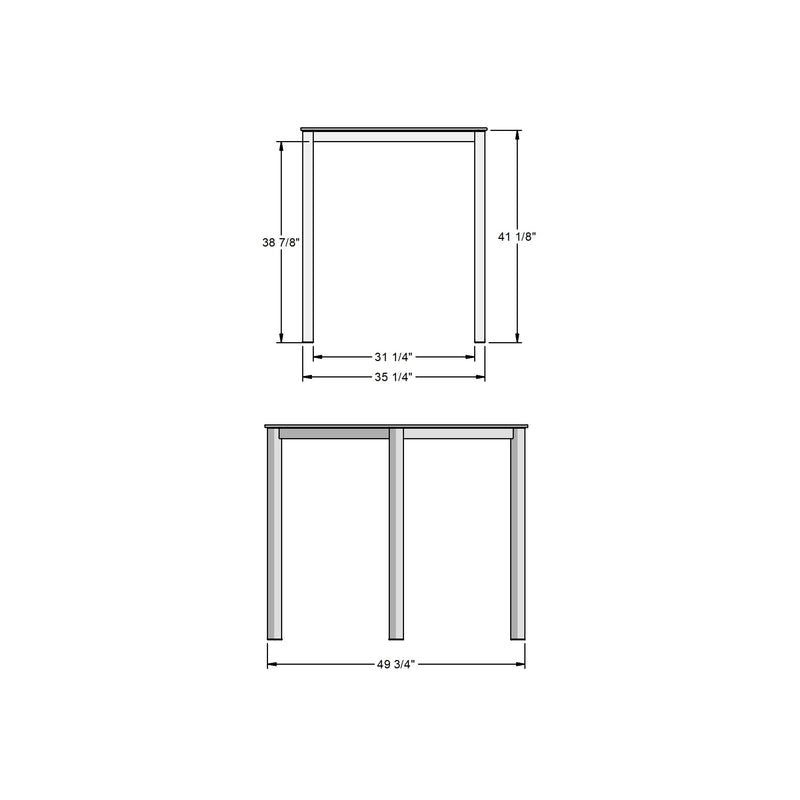 Carbon pub table base - 50962-42