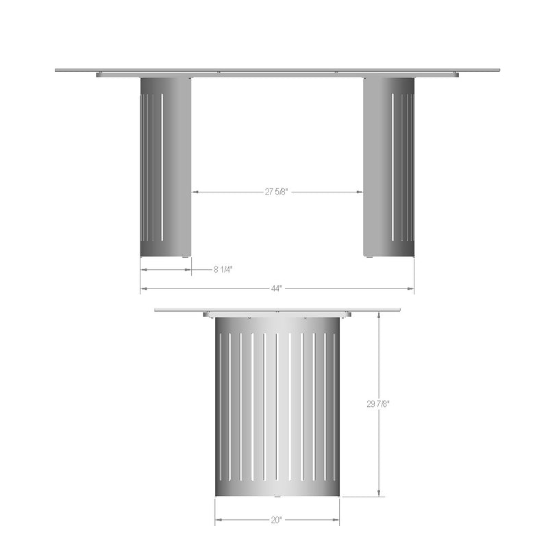 Rachel Table base - 50979