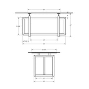 Ezra Table base - 51512