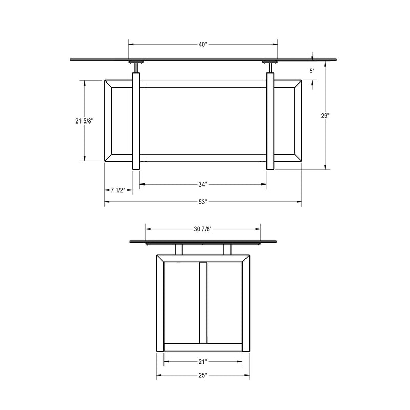 Ezra Table base - 51512